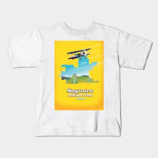 Saguaro national park Arizona map Kids T-Shirt